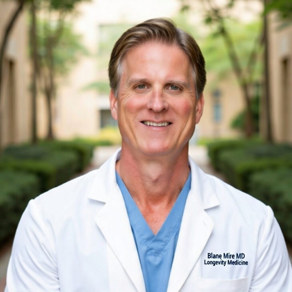Dr. Blane Mire, integrative internist and longevity medicine physician.